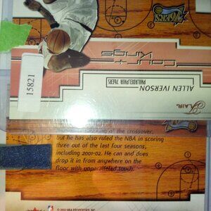 2x Flair ALLEN IVERSON Fleer/Skybox 9 of 25 CK NBA cards Basketball Play Lot AIs